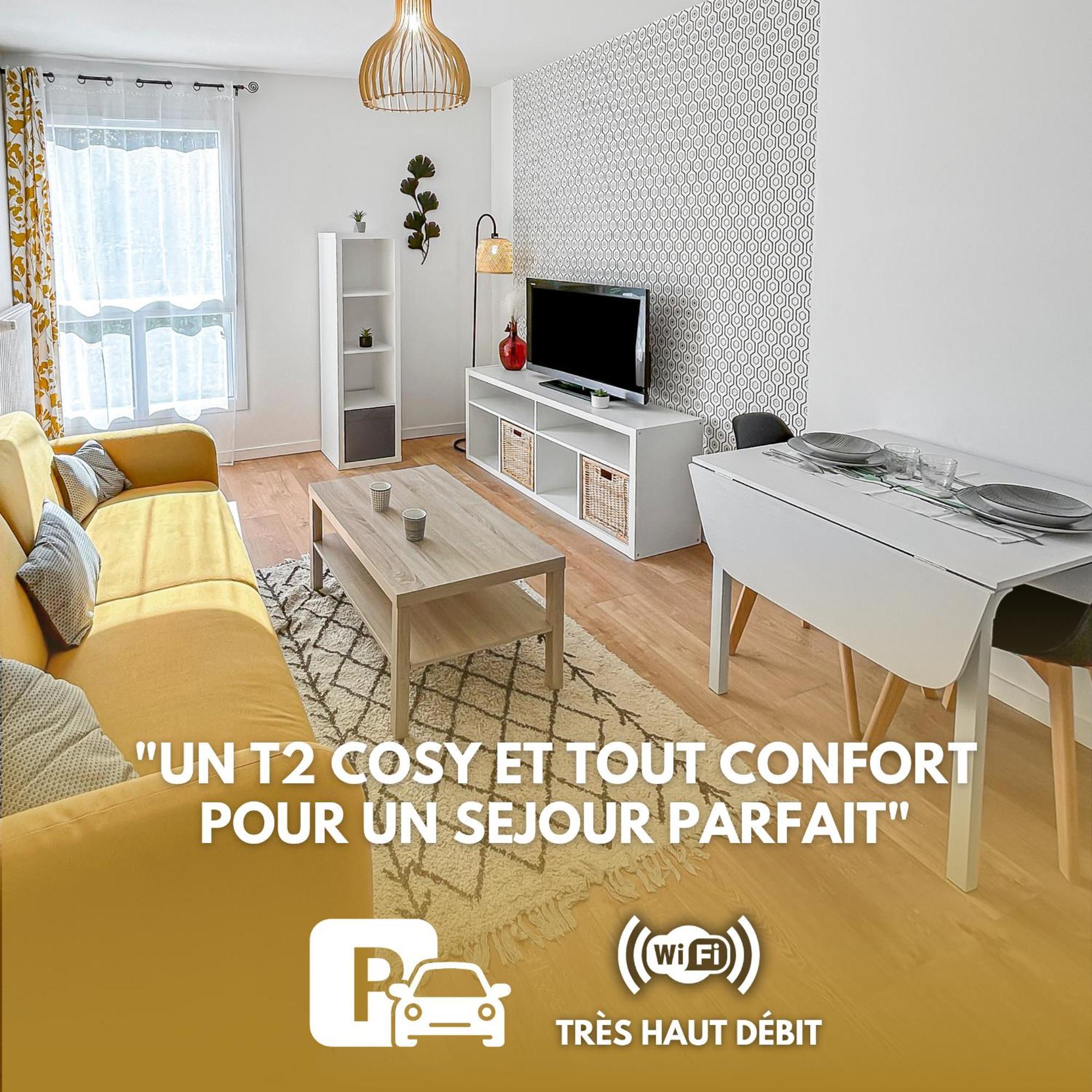 Appartement Lumineux, Wi-Fi Et Parking Prive Ниор Екстериор снимка